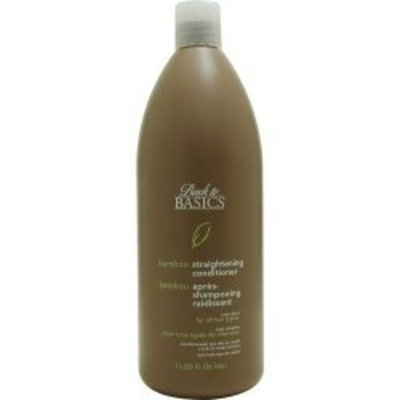 BACK TO BASICS by Graham Webb: BAMBOO STRAIGHTENING CONDITIONER FOR ALL HAIR TYPES 33 OZ