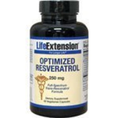 Life Extension Optimized Resveratrol, 250 mg 60 vegetarian capsules