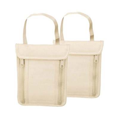 Travelon Undergarment Neck Pouch Tan (2-Pack) Undergarment Neck Pouch