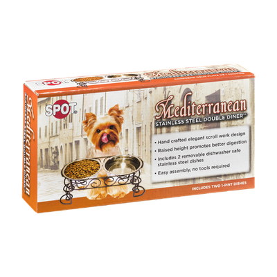 Spot Mediterranean Stainless Steel Double Diner