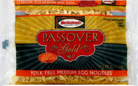 Manischewitz EGG NDL, MED, YOLK FREE, GF, (Pack of 12)