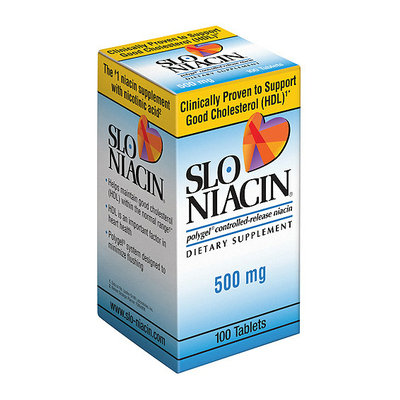 Upsher-Smith Slo-Niacin 500mg Dietary Supplement Niacin Tablets