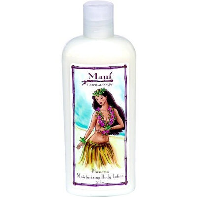 Maui Tropical Soaps Moisturizing Body Lotion Plumeria, 8.5-Ounce
