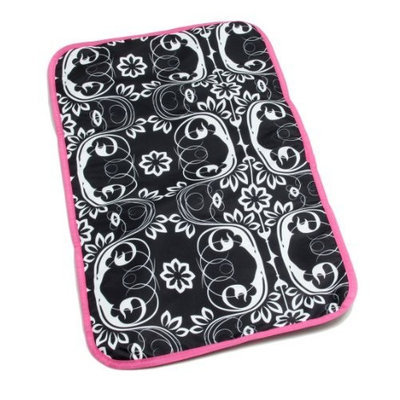 Ju Ju Be Ju-Ju-Be Changing Pad, Fuchsia Blossoms (Discontinued by Manufacturer)
