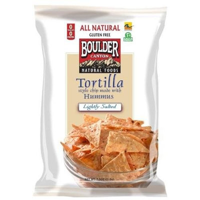 Boulder Canyon Tortilla Chips with Hummus - Lightly Salted, 7.5-Ounce Bags (Pack of 12)