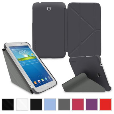 rooCASE Samsung Galaxy Tab 3 7.0 Case - Slim Shell Origami Stand Tablet 7-Inch 7