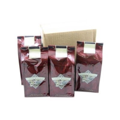 Coffee Masters Devil's Food Cake Coffee, Ground (Case of Four 12 ounce Valve Bags)