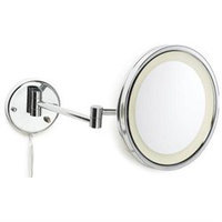 Jerdon Products Jerdon 5X Chrome LED Wall Mount Mirror