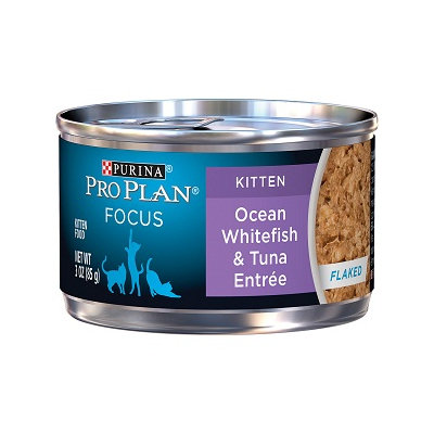 PRO PLAN® FOCUS KITTEN Ocean Whitefish & Tune Entree In Flaked