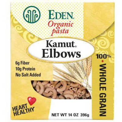 Eden Organic Eden Kamut Elbows, Organic, 100% Whole Grain, 14 Ounce (Pack of 3)