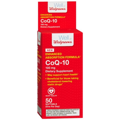 Walgreens Superb CoQ-10 100mg, Tablets, 50 ea