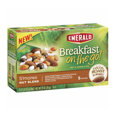 Emerald Breakfast on the Go! S'mores Nut Blend Nut & Granola Mix