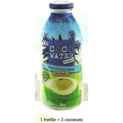 Coco Water Pineapple- Pure Coconut Water + Vitamin C, All Natural, 16 Ounce