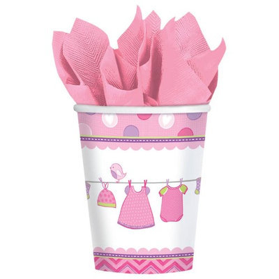Amscan 581489 9 oz. Shower With Love Girl Cups - Pack of 96