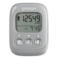 Omron HJ329 Alvita Ultimate Digital Fitness Pedometer, Gray, 1 ea