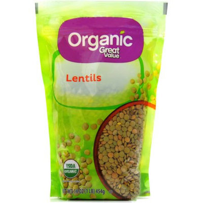 Organic Great Value Lentils, 16 oz