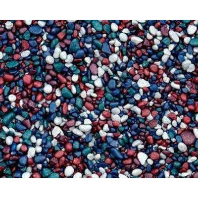 Spectrastone Frosty Rainbow Aquarium Gravel for Freshwater Aquariums, 5-Pound Bag