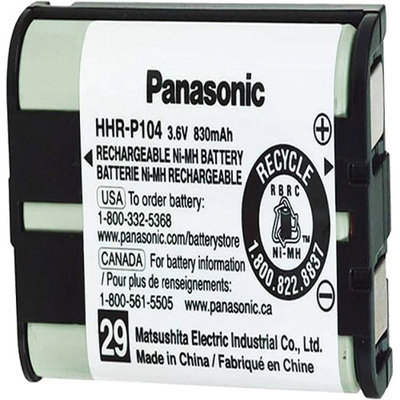 Panasonic Consumer HHR-P104A-1B Battery for Kx-Tg2300 Series