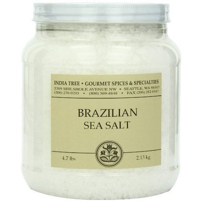 India Tree Brazilian Coarse Sea Salt, 4.7 lb (Pack of 2)