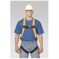 Miller Fall Protection Universal Full Body Harness With Sliding Back D Ring Matting, Buckle Legs, Chest, Shoulder Straps And Sub-Pelvic Strap