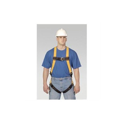 Miller Fall Protection Universal Full Body Harness With Sliding Back D Ring Matting, Buckle Legs, Chest, Shoulder Straps And Sub-Pelvic Strap