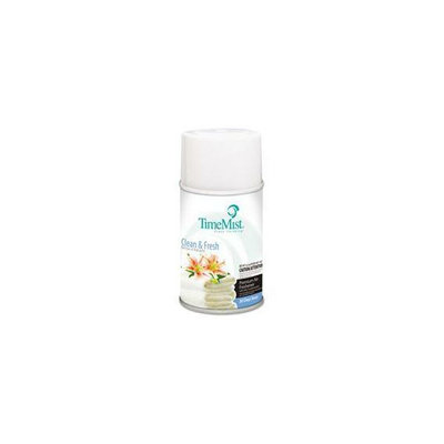 TimeMist 332502TMCACT Metered Fragrance Dispenser Refills- Clean N Fresh- 6. 6 oz- 12 Cans/Carton