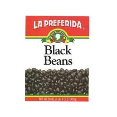 La Preferida Beans Black, 50-Ounce (Pack of 12)