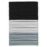 Gimme Clips Gimme Basics Long Thin Hair Elastics - Black/White/Grey ( 50 Count)