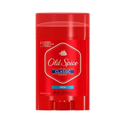 Old Spice Spice Classic Stick Fresh Scent Deodorant 2.25 Oz