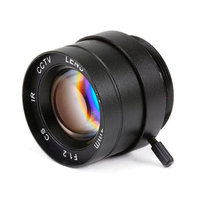 Monoprice 1/3 Inch 4mm IR F1.2 Fixed Iris CS Mount Lens W/IR Correction