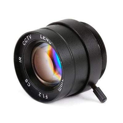 Monoprice 1/3 Inch 4mm IR F1.2 Fixed Iris CS Mount Lens W/IR Correction