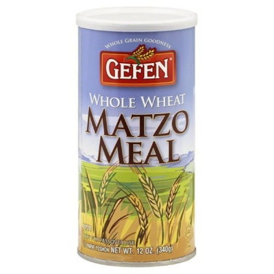 Gefen Matzo Meal, Canister, Whole Wheat, 12-ounces (Pack of 4)