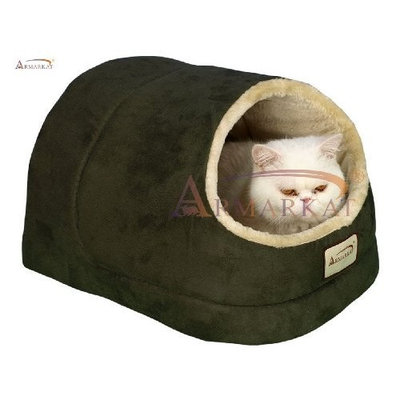 Armarkat Cave Shape Pet Cat Beds for Cats and Small Dogs-Waterproof and Skid-Free Base