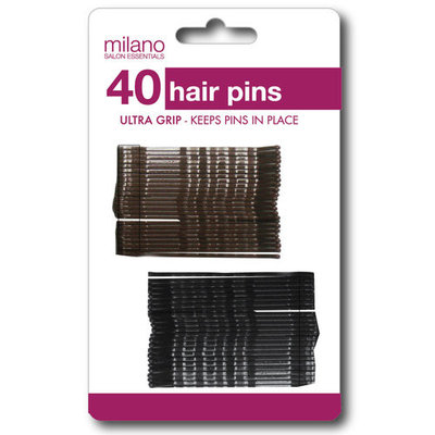 Milano Salon Essentials Bobby Pins, 40-Count