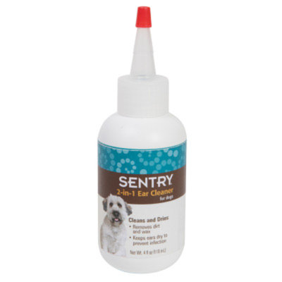 Sentry SENTRYA 2-In-1 Dog Ear Cleaner