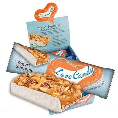 Love Candy, Bar Yogurt Supreme Org, 1.5 OZ (Pack of 15)