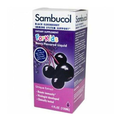 Sambucol Night Time Cold and Flu Elderberry 4 fl oz