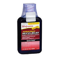 Walgreens Mucus Relief Maximum Strength Severe Congestion & Cough