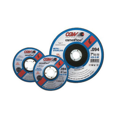 CGW Abrasives Thin Cut-Off Wheels - 6x3/32x7/8 a36-s-bf t27cutoff wheel (Set of 10)