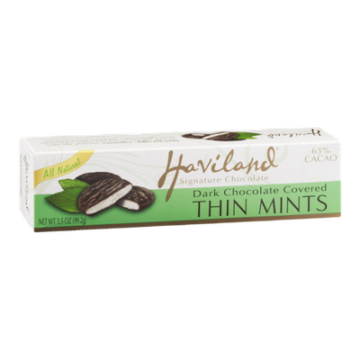 Haviland Dark Chocolate Covered Thin Mints 63% Cacao
