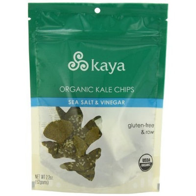 Kaia Foods Kaya Foods Kale Chips, Og, Raw, Slt&Vin, 2.20 Ounce