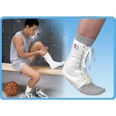 Core 6310 Lace-Up Ankle Support White - Core Products # 6310 - X Large