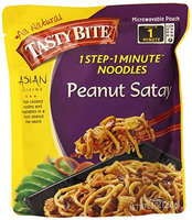 Tasty Bite NOODLES, PEANUT SATAY, (Pack of 6)