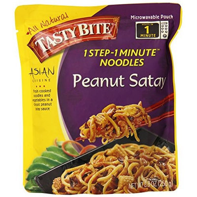Tasty Bite NOODLES, PEANUT SATAY, (Pack of 6)