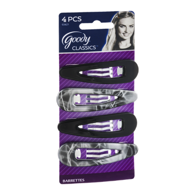 Goody Classics Barrettes - 4 CT