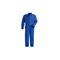 BULWARK CEC2RBLN58 Flame-Resistant Coverall, Royal Blue,58