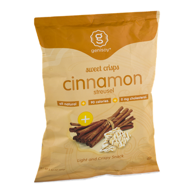 Genisoy Sweet Crisps Cinnamon Streusel