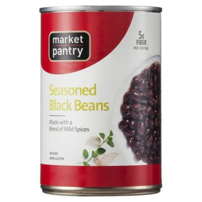 market pantry Market Pantry Seasoned Black Beans 15.5 oz