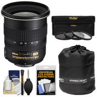 Nikon 12-24mm f/4 G DX AF-S ED-IF Zoom-Nikkor Lens with 3 UV/ND8/CPL Filters + Accessory Kit for D3100, D3200, D3300, D5100, D5200, D5300, D7000, D7100 DSLR Cameras
