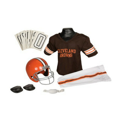 Franklin Sports NFL Browns Deluxe Uniform Set - Small